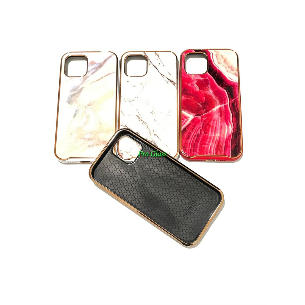 C104.5 Iphone 11 / 11 PRO / PRO MAX Marble Glass Silicone Case Marmer