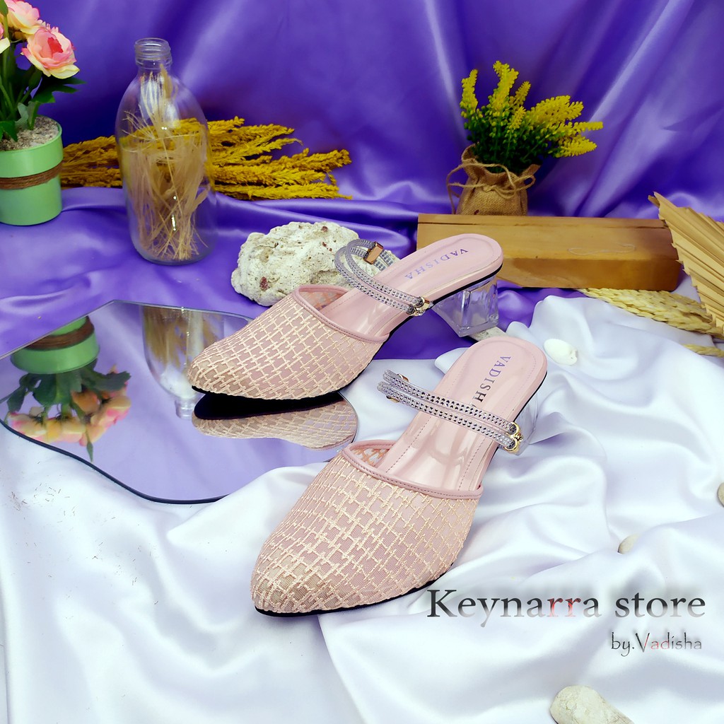 keynarra Best Quality   SENDAL HEELS  burkat delima MHK-01