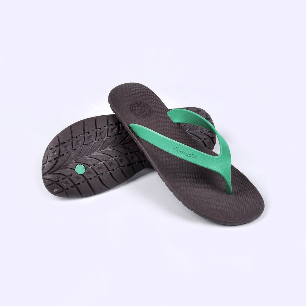 Sendal Jepit Karet untuk Pria - Camou Flip Flops - SPEARMINT