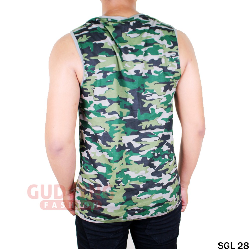 Kaos Army Singlet Dalaman Pria - SGL 28