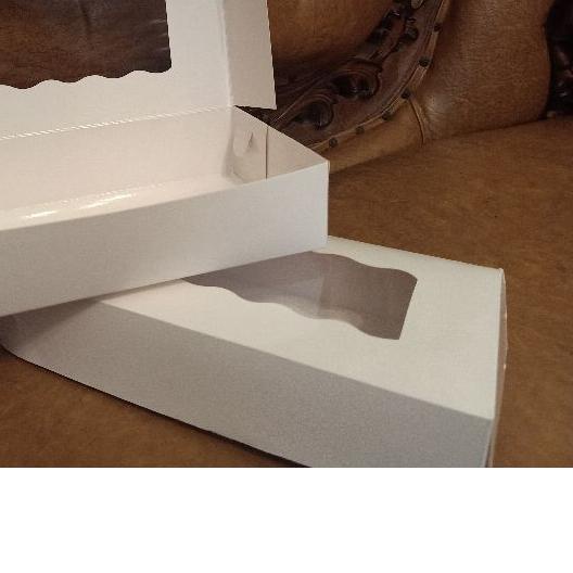 

✫ box kue 22x10x7 bolu gulung box bomboloni ➩