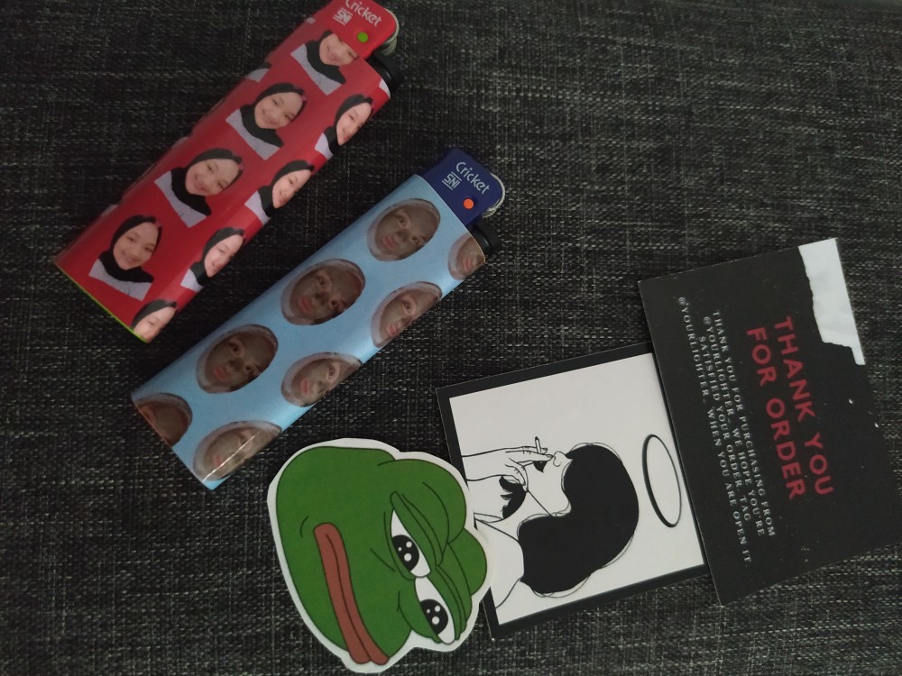 [custome Lighter Cricket] Custome Pattern Face