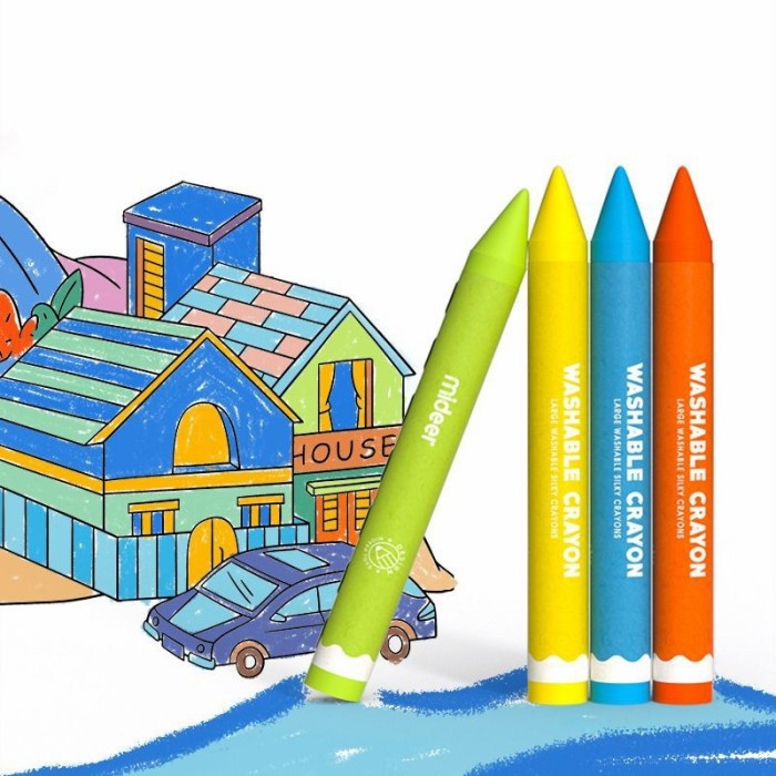 

Limited Mideer Washable Crayon ( Tin Box ) Diskon