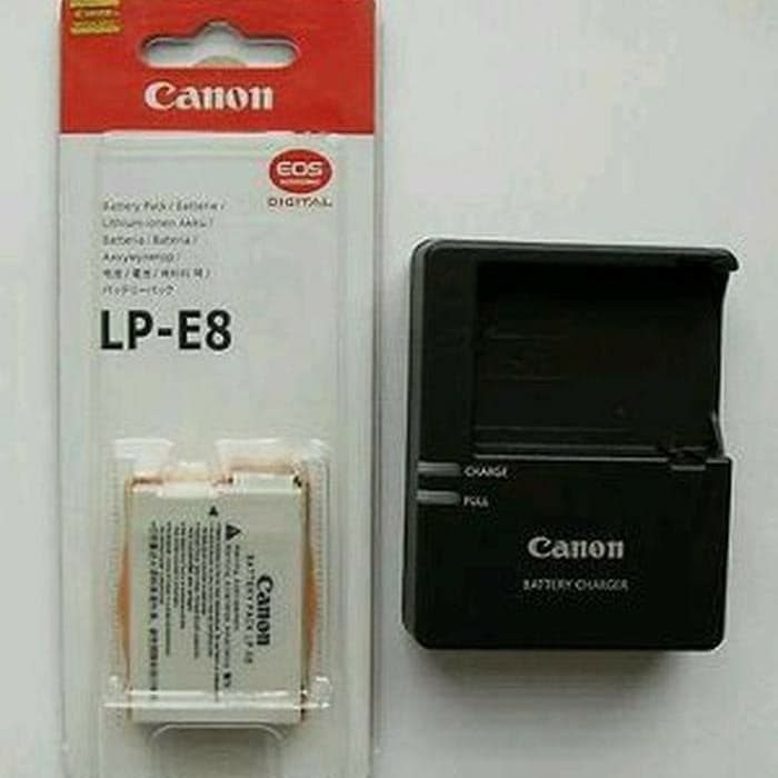 Paket baterai/Charger kamera Canon 600D