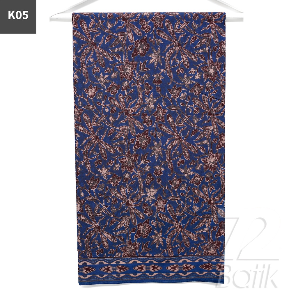 KAIN BATIK PREMIUM Bahan Katun Motif Capung Ceplok Warna Cream 721844 Cap 72 Jarik Jarit Samping Kebat Panjang Batik Katun Modern Premium Bahan Seragam Batik Pernikahan Kantor Keluarga Murah Kamen Jadi Batik Bali Lembaran