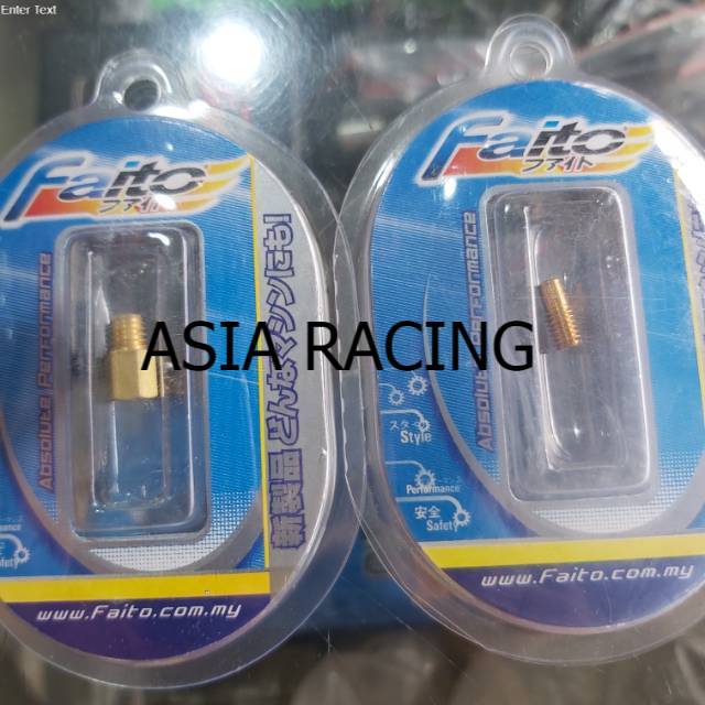 Pilot jet menjet faito rxking rx king set.tinggal pilih ukuran