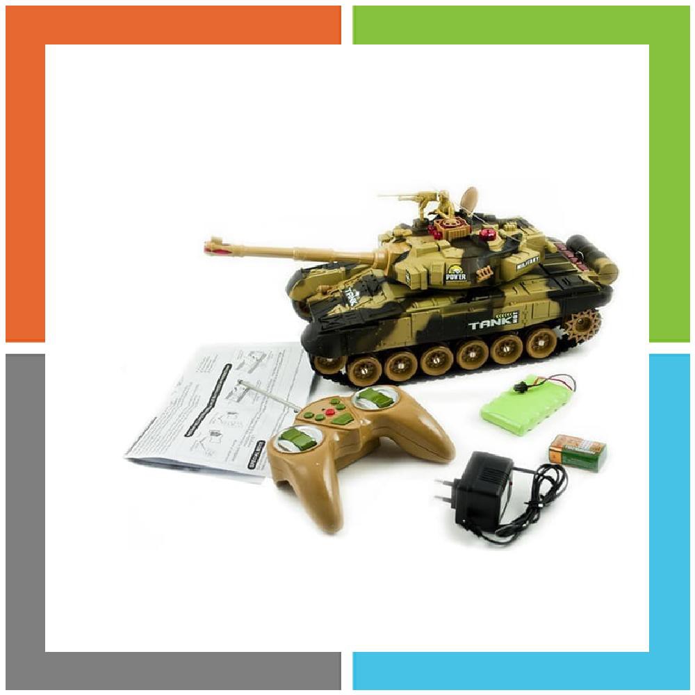 Mainan RC War Tank Remote Control Tank Besar