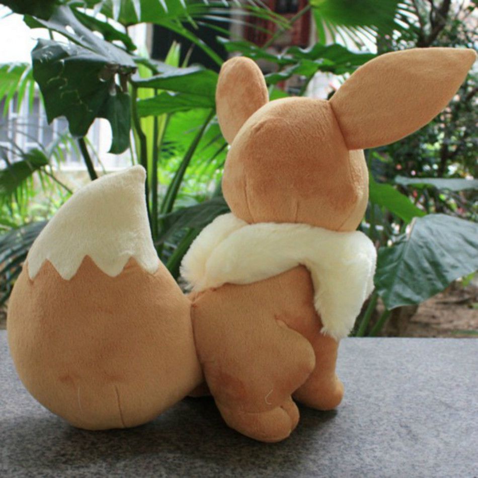 20cm POKEMON Plush toy doll 8inches Eevee Q version children's plush doll toy doll Stuffed Toys