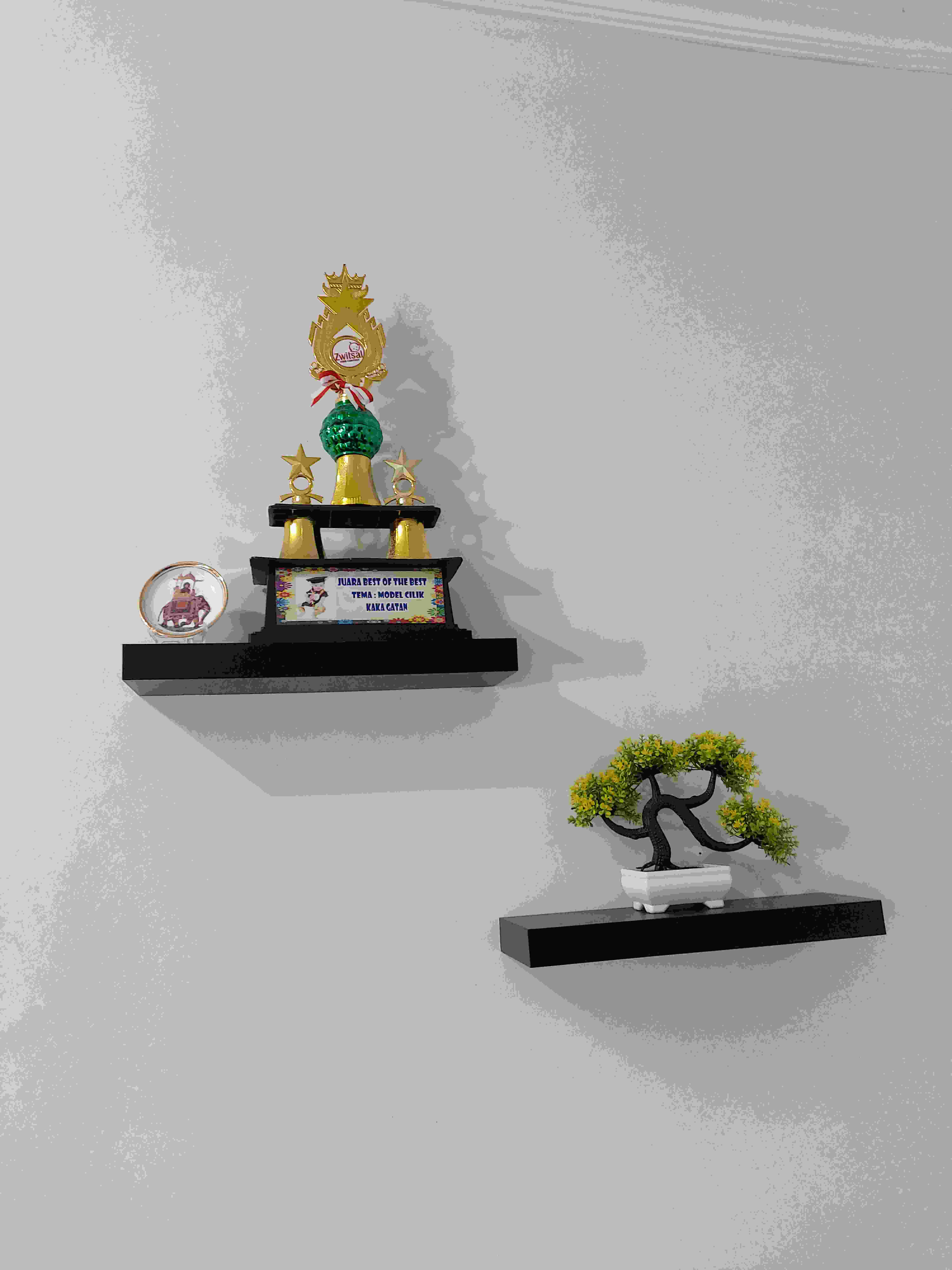 Set Rak Ambalan Dinding Minimalis 3 Pcs Uk. 30,40,60 Cm