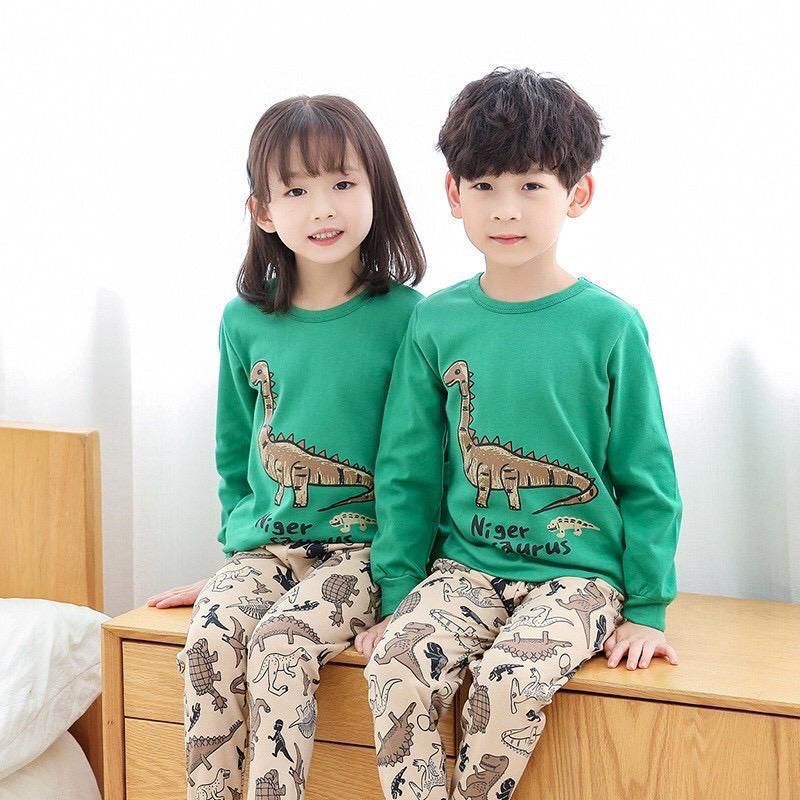 Baju Tidur Anak/Setelan Anak Couple Celana Panjang /Piyama Set Anak laki laki perempuan