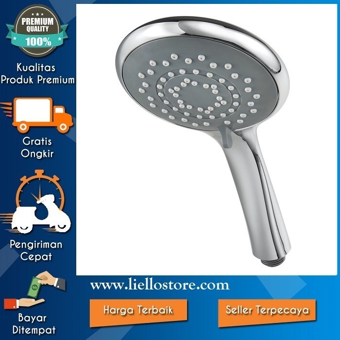 Mandi-Shower-Kepala- Shower Kepala Mandi Lubang Tekanan Tinggi Pancuran Aerator Selang - Besar