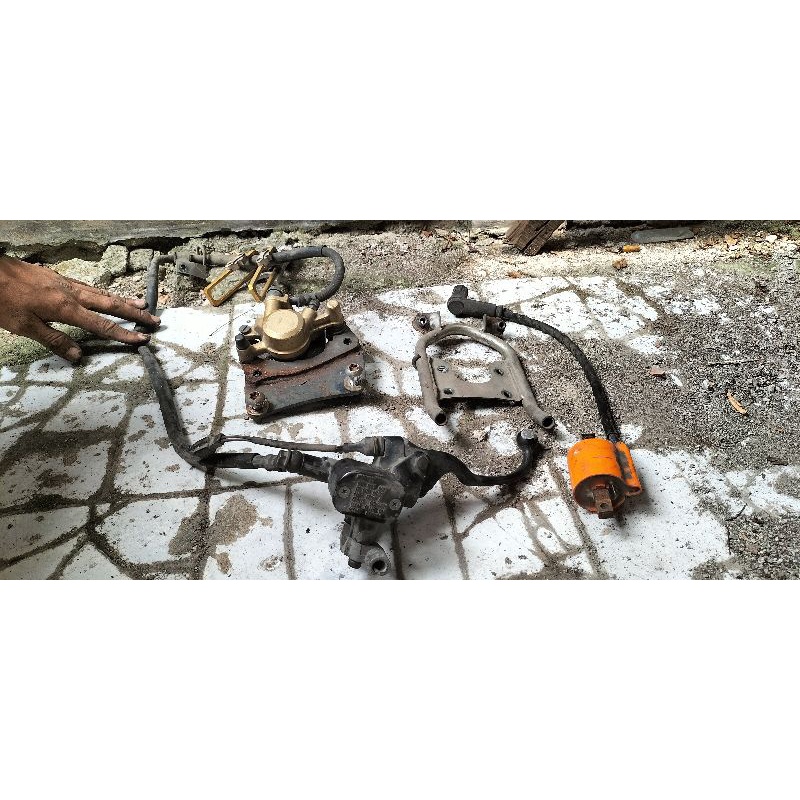 Master&Caliper rem,Koil TK,breket tameng depan Mx New 5Speed