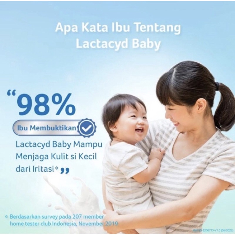 Lactacyd Baby Sabun Mandi Bayi 250ml - Menjaga Kulit dari Iritasi