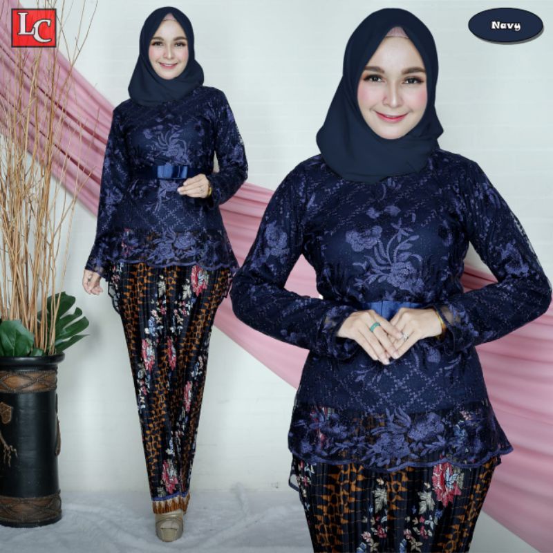 KEBAYA MODERN &lt; STELAN TUNIK ICA KOTAK//BAJU SERAGAMAN//FASHION WANITA//BY LEFI CHOTO