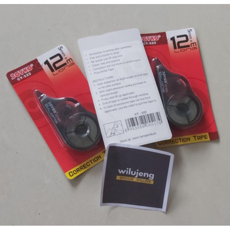 

Correction Tape Joyko CT522 (pcs) (44gr)