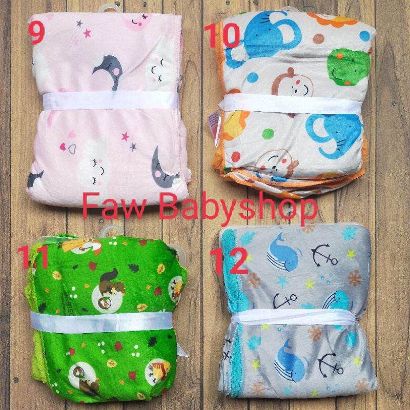 Selimut Bayi Double Fleece Kolaco/ Just To You/ Sumersault