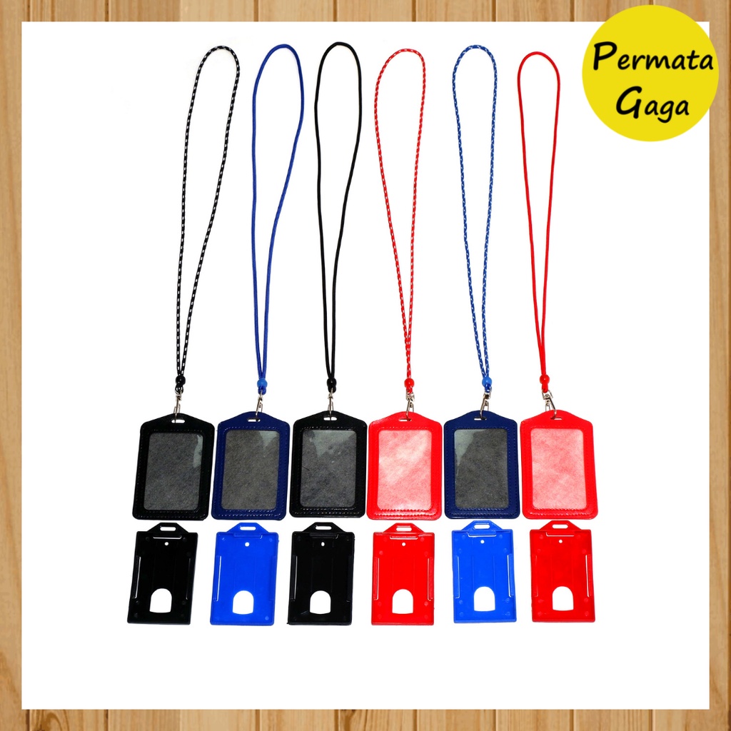 

Kalung ID card name tag holder - Motif dan Polos