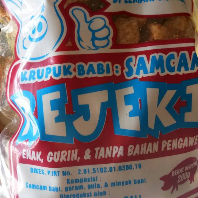 

Kerupuk Samcam Samcan Babi Rejeki Samcam Kulit Bali