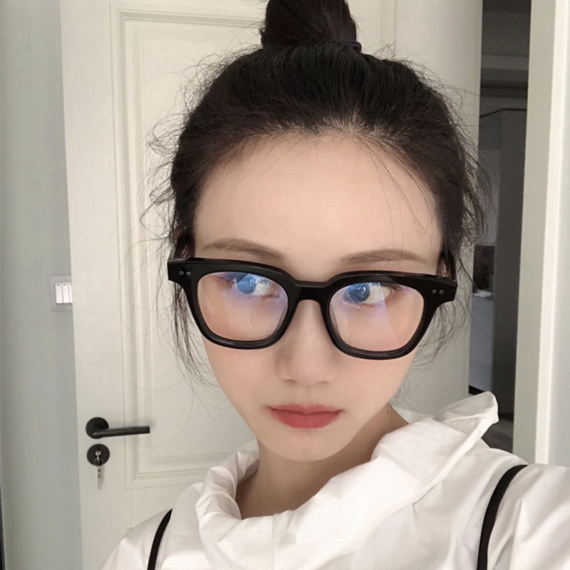 (YUZHU) Kacamata Model Cat Eye Gaya Korea Untuk Wanita
