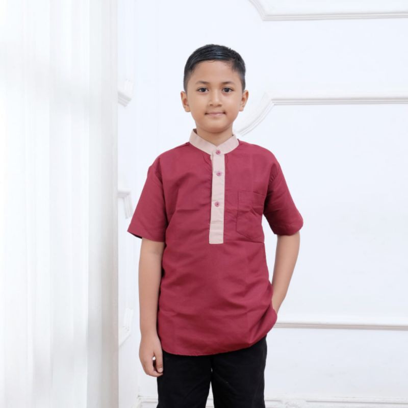 BAJU KOKO ANAK  LENGAN PENDEK