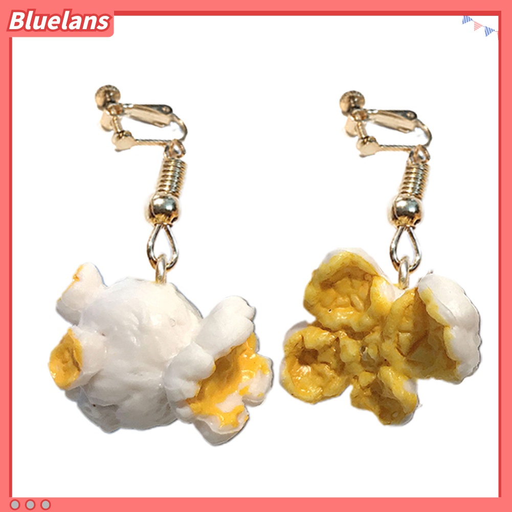 Anting Kait Gantung Wanita Desain Makanan Popcorn Untuk Pesta / Club / Hadiah