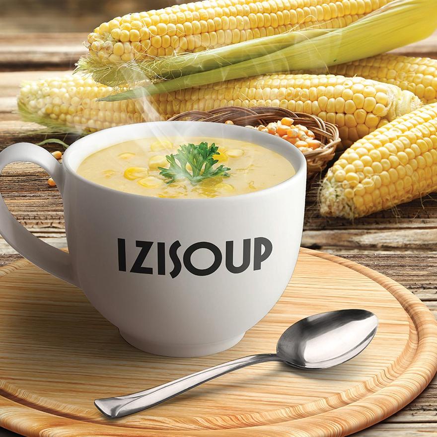 

10.10 BRANDS FESTIVAL IZISOUP Instant Cream Sweet Corn Soup Box (Isi 5) buruan