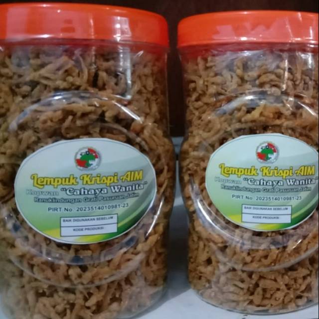 

Lempuk Krispi original kemasan toples 350gr
