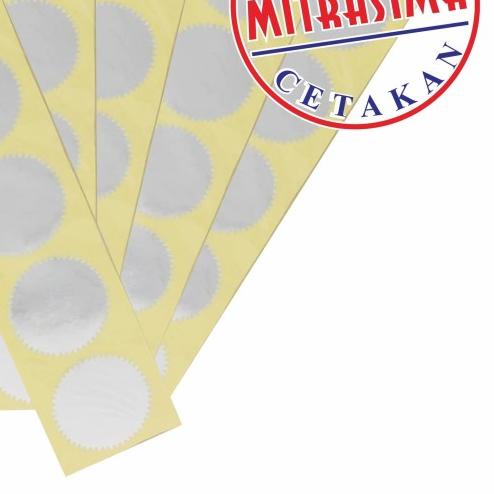 

Sticker seal untuk emboss stamp - Emas, 45 mm