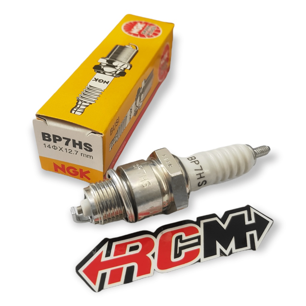 BUSI MOTOR SPARK PLUG SPARKPLUG BP7HS BP 7HS FIZR F1ZR FIZ-R F1Z-R RXK RX-K RX K KING RX-KING RXKING RXS RX-S RX SPECIAL SPESIAL DLL ORI ORIGINAL NGK ASLI