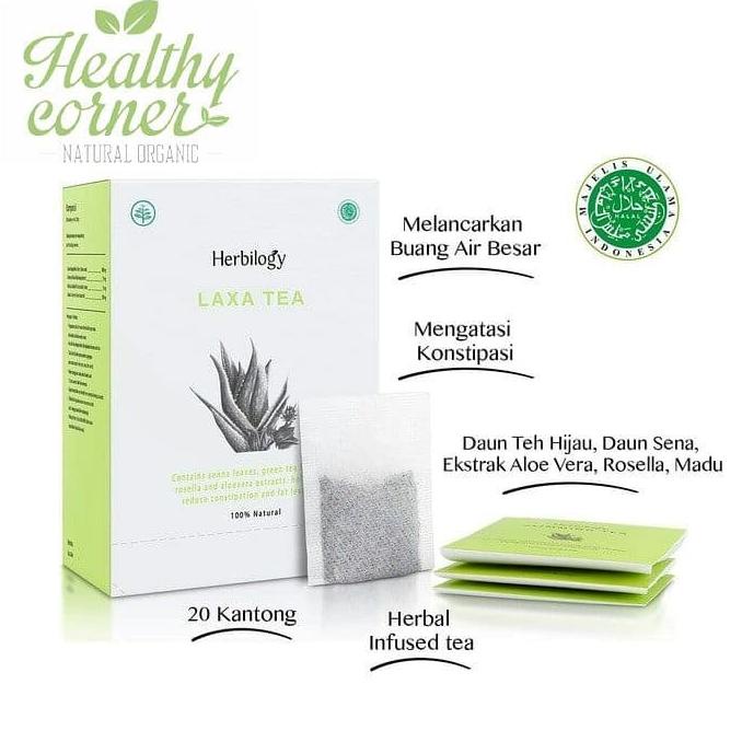 

[ COD ] Laxa Slimming Tea Teh Diet Pelangsing 20 x Tea Bag - Herbilogy GRATIS ONGKIR Kode 272