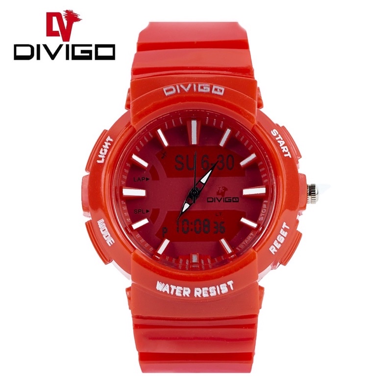 Jam Tangan Fashion Pria/Wanita Anti Air DIVIGO Warna D-13