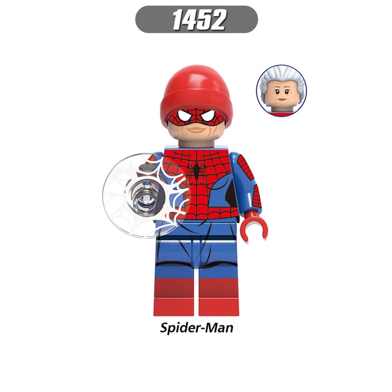 1pc Mainan Balok Bangunsusun Model Minifigures Marvel Venom Spiderman Bahan ABS Untuk Hadiah Anak