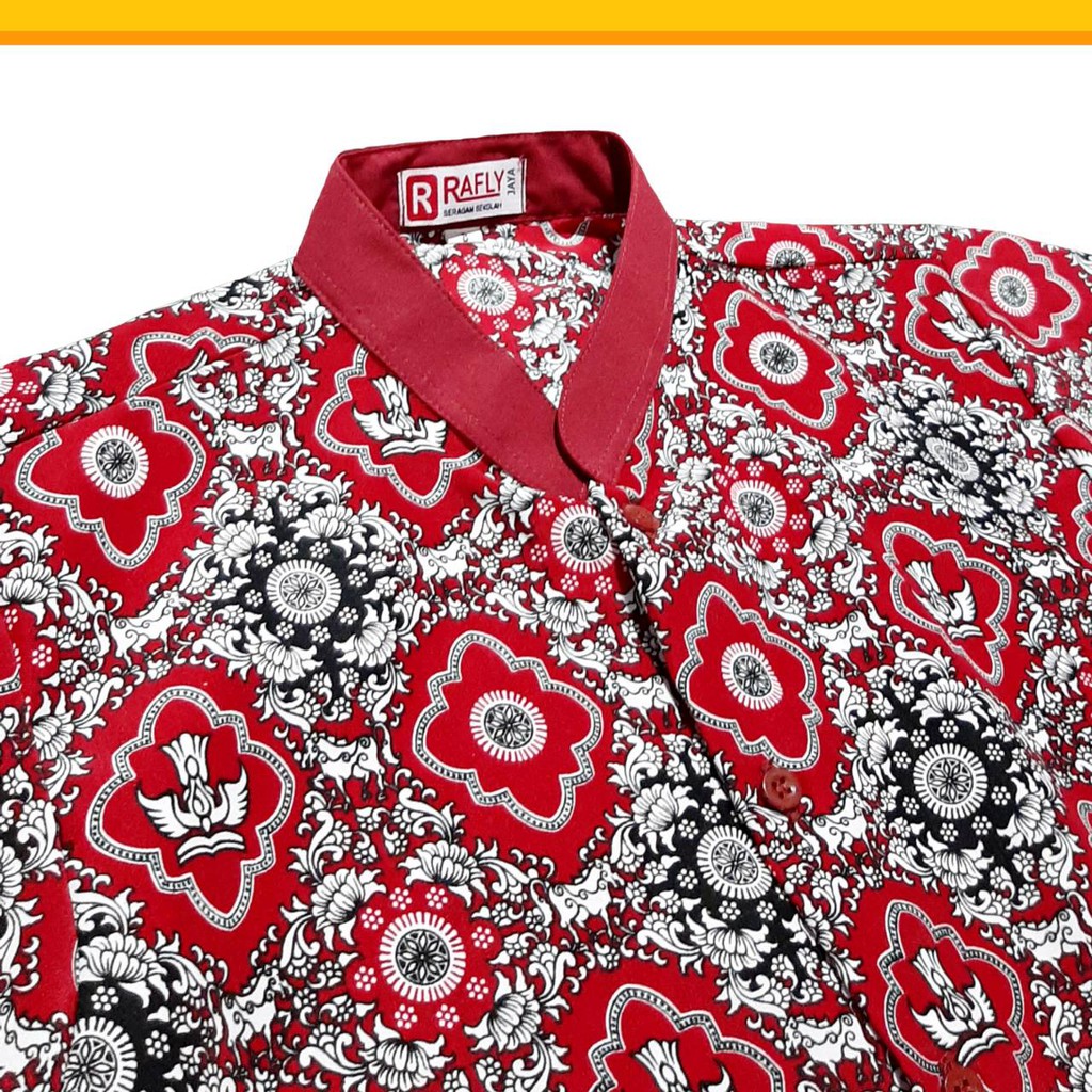 Seragam Sekolah Baju Batik Sd Tutwuri Panjang Putra Putri Rafly Jaya Shopee Indonesia Contoh motif batik seragam sekolah