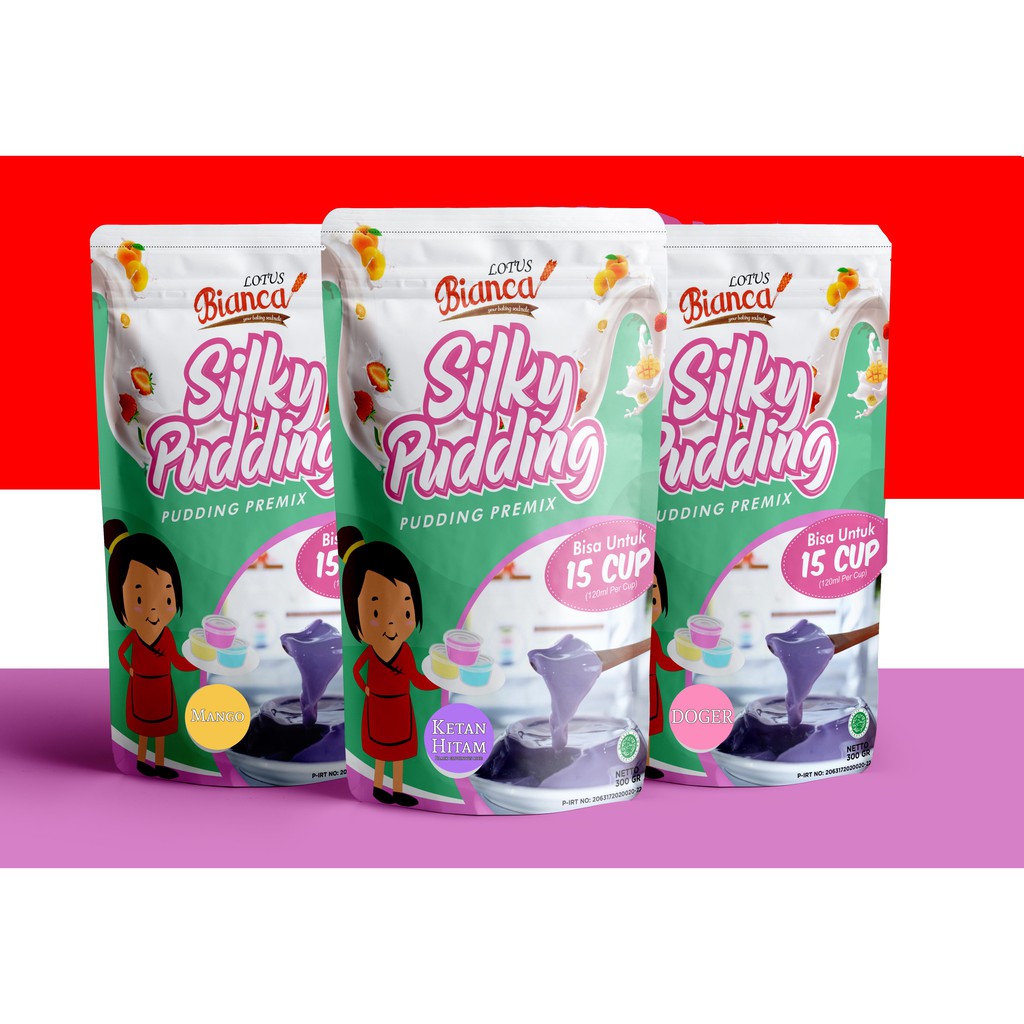 Bianca Lotus Ketan Hitam Silky Pudding Premix