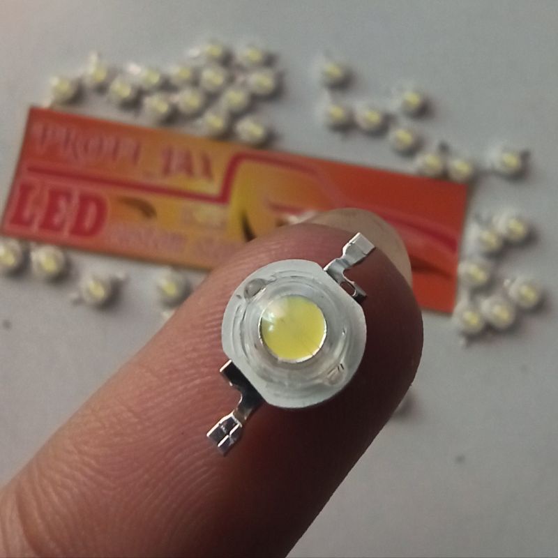 LED HPL 1 watt  putih (non packaging)