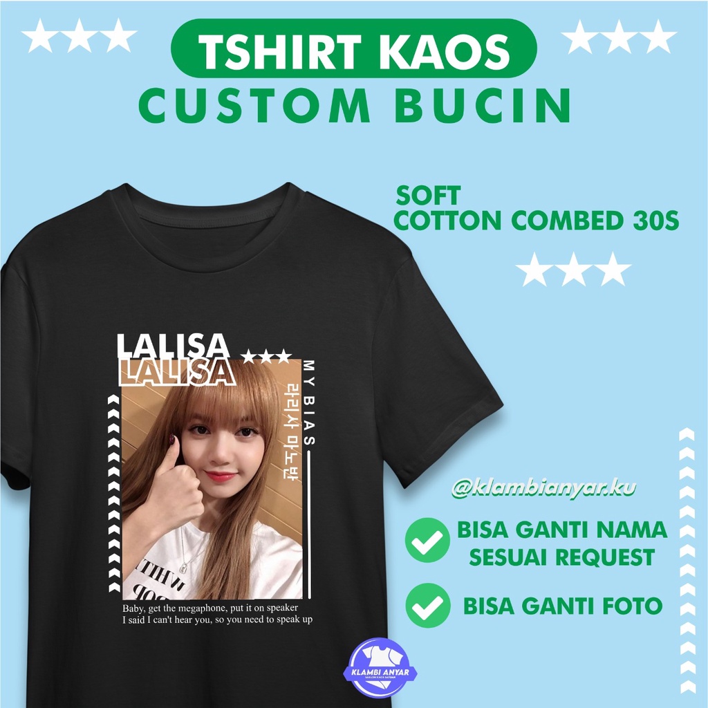 KlambiAnyar KAOS BUCIN STYLE / BUCIN CUSTOM AESTHETIC T-SHIRT