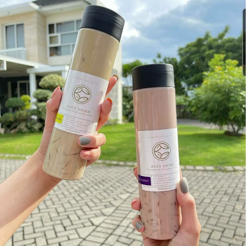 Botol plastik premium [100 pcs] Botol JP 350ml botol unik