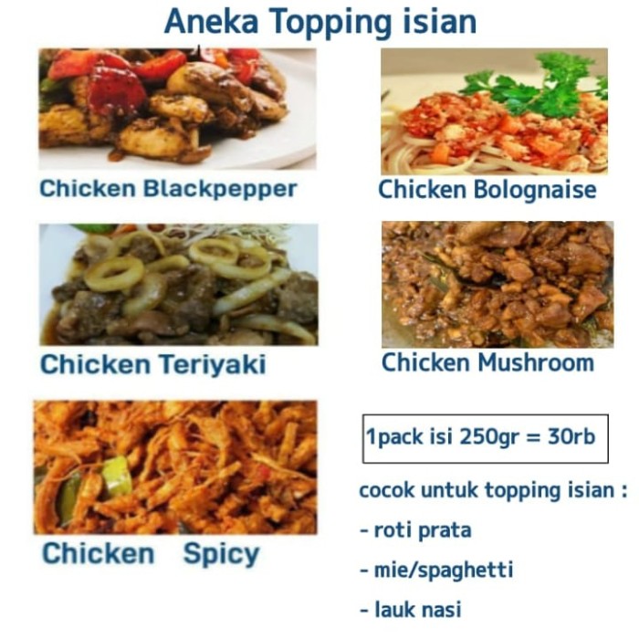 

Aneka Lauk Topping / Frozen 1 - teriyaki
