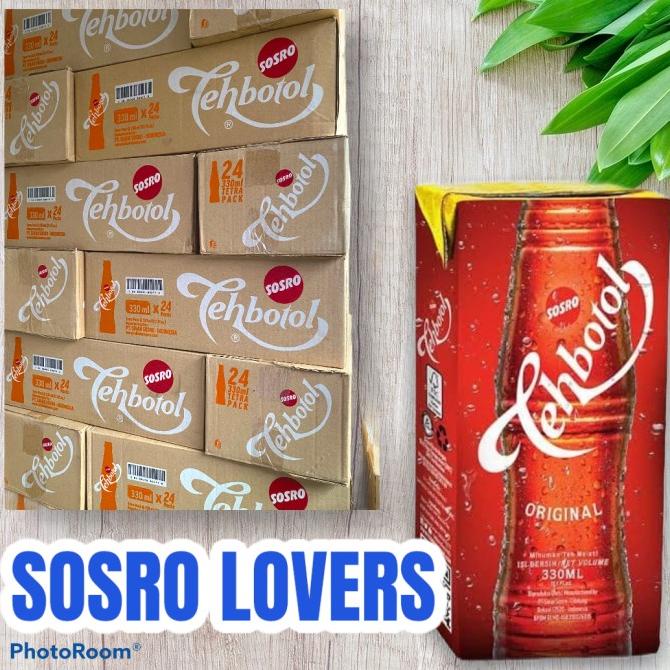 

[ COD ] Teh Botol Kotak Sosro 330ml 1 Karton Isi 24pcs OBRAL Kode 212