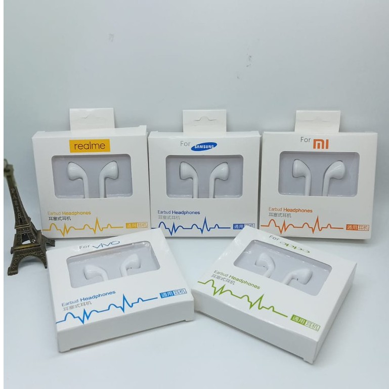 Headset R9/MH133/R11 White Series/ Earphone Original