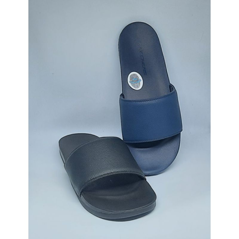 SANDAL SLIDE SKECHERS MEMORY FOAM ORIGINAL 51808BBK 51808NVY