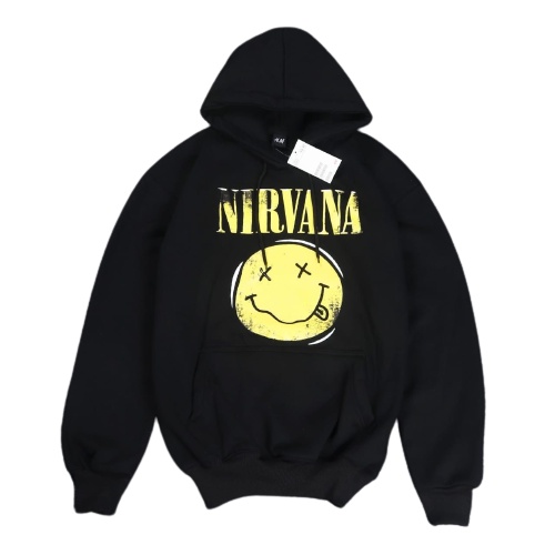 Jaket Sweater Hoodie NVN EMOJI X H AND M  – Black Edition Fashion Trendy Casual Pria Good Brand Qual