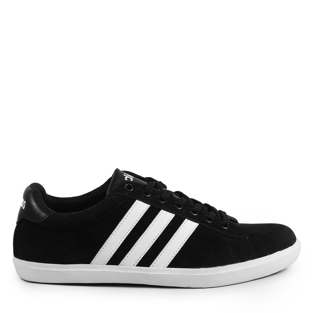 PROMO Sepatu Sneakers Adidas Neo Derby Hitam / Sepatu Kasual Bertali Stylish / Kuliah Hengout Murah