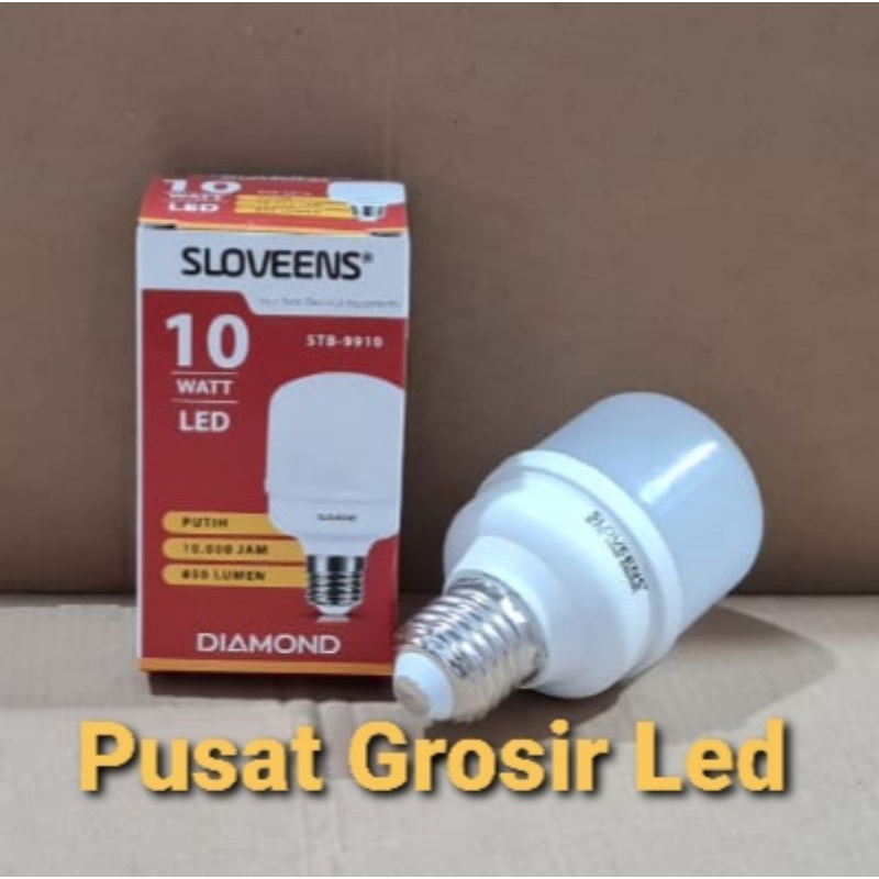 Lampu Led sloveens Diamond 10w 10 watt Cahaya Putih Terang Berkualitas