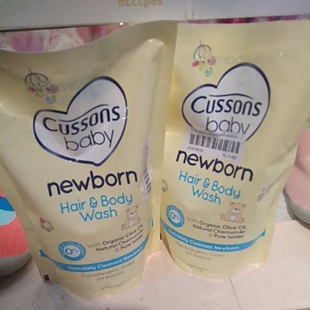 Cusson Baby Hair & Body Wash refill 400ml | Sabun Bayi