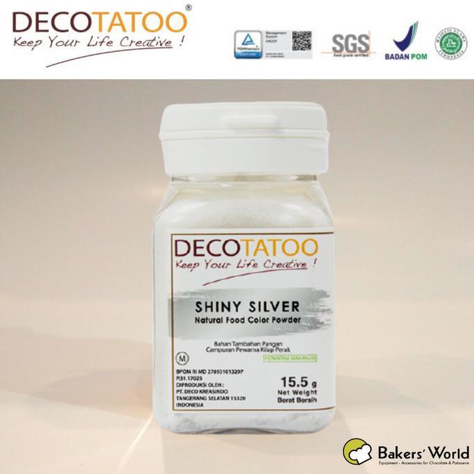 

Pewarna Makanan - Decotatooo - Perak Metalik (Shiny Silver) 15,5gr ---NEW---
