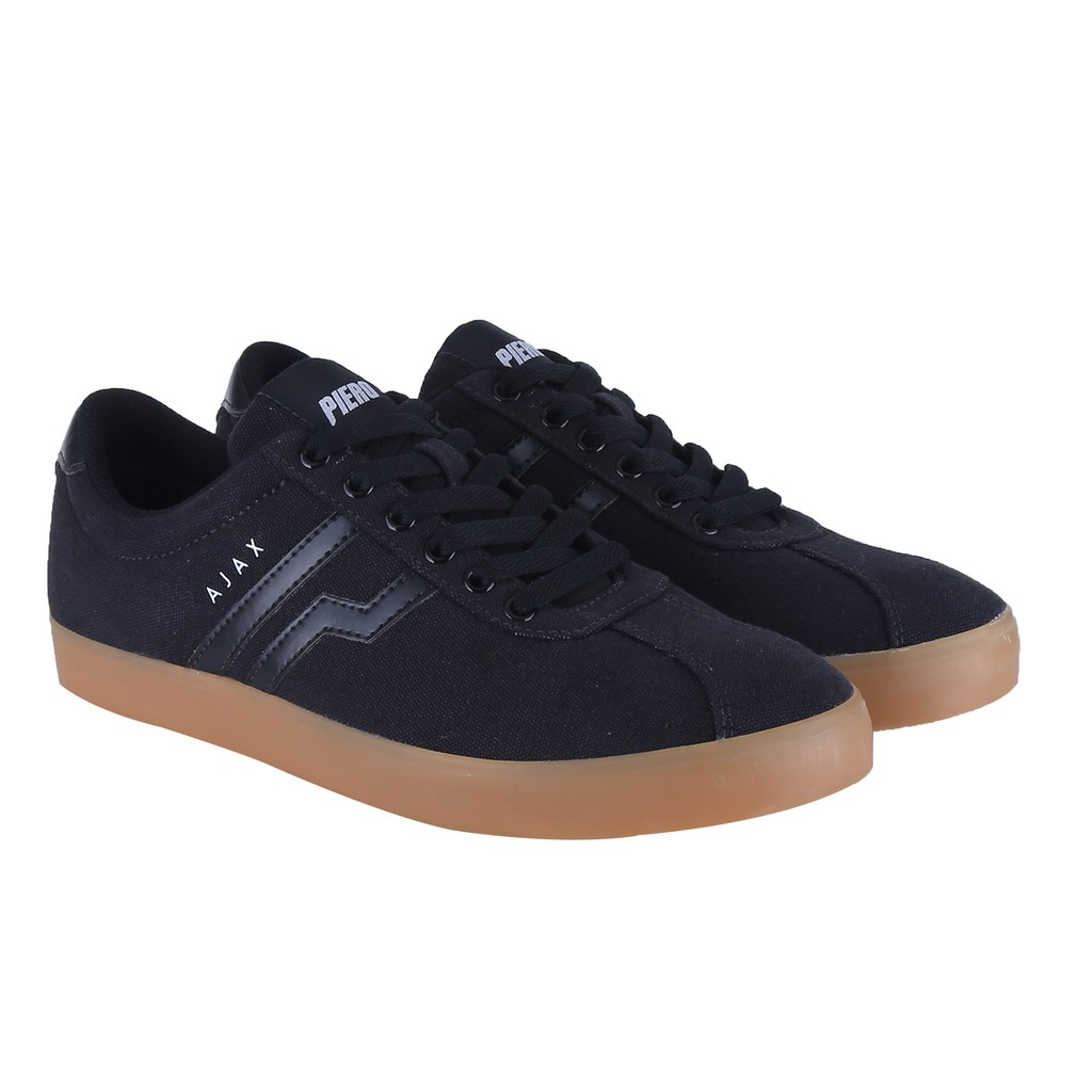 SEPATU PIERO AJAX CVS - BLACK/GUM
