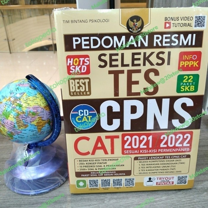 

NEW PRODUCT Buku Pedoman Resmi Seleksi Tes CPNS 2021/2022 Tim Bintang Psikologi KPL025