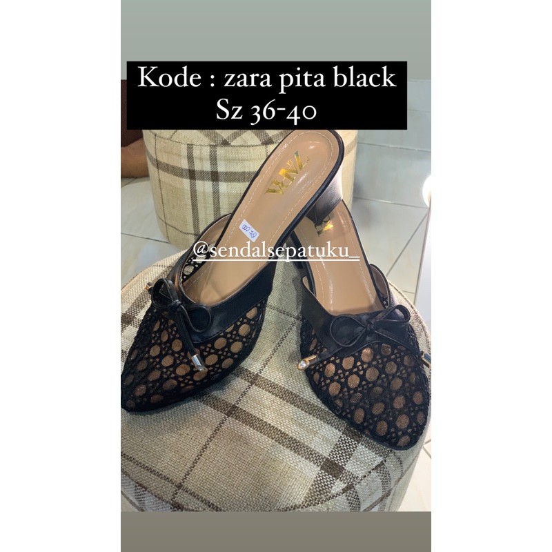 

zara pita black