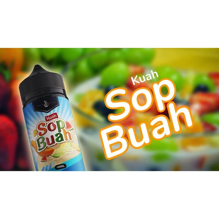 liquid Kuah Sop Buah 60ml 3&amp;6mg by Emkay Brewer berpita cukai